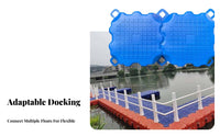 Plastic Pontoon Block Interchangeable Design Buoyant Dock Cube Walkway Pontoon Section High Buoyancy Water Scooter Raising