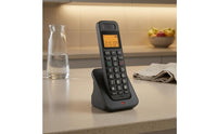 Charging Base Cordless Desk Phone Numeric Keypad Digital Desk Phone Function Keys Telephone Handset Speaker Grille