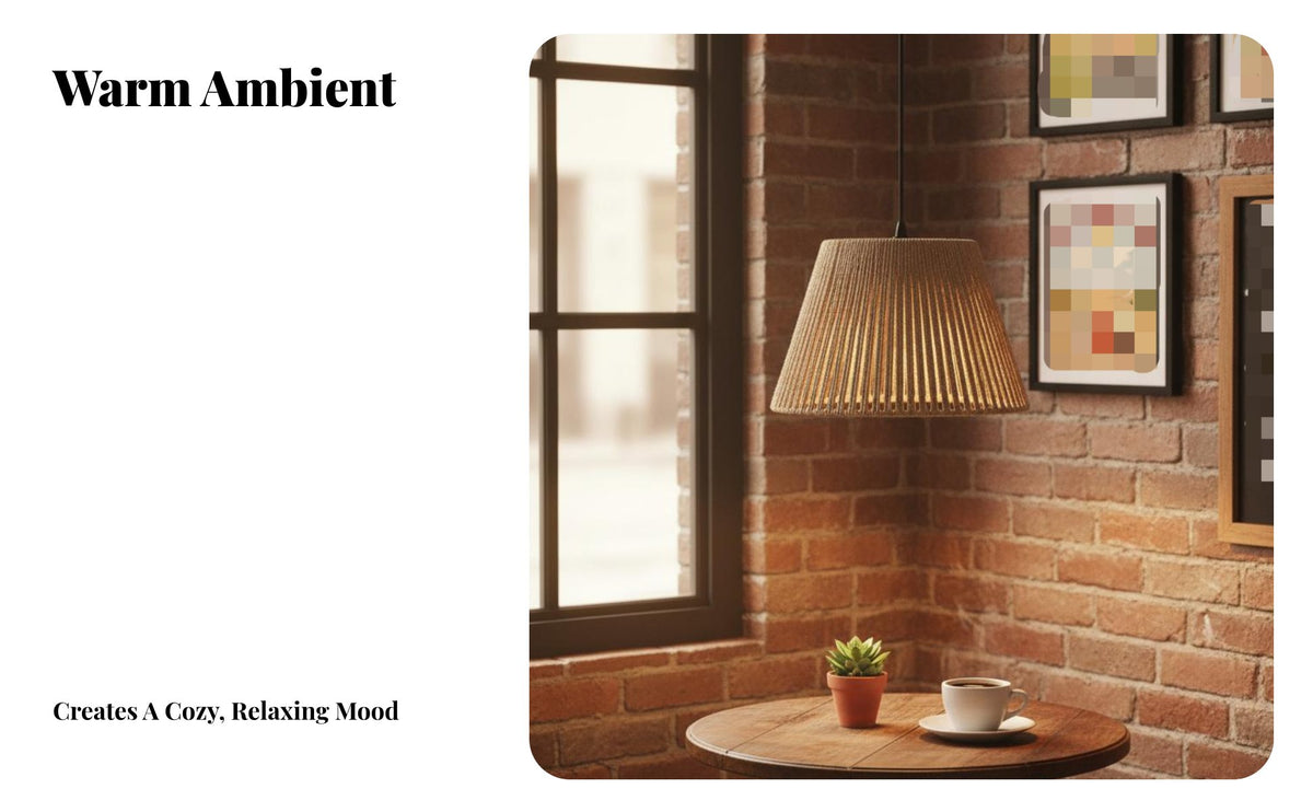 Japanese Design Hanging Lamp Vintage Inspired Woven Lamp Shade Woven Paper Rope Lamp Natural Material Home Decor for Cafe, Hotel