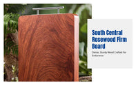 Hardwood Kitchen Board, Antibacterial Rosewood Chopping Board, Microbial Resistant, Rectangular, Home Cooking