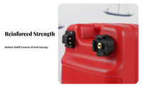 Outboard Engine Propellant Reservoir Thickened Design Boating Apparatus Portable Leak-Resistant for Fishermen, Fishing