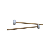 wsmith Orff Instrument Mallet, Flat Hard Rubber Head, Tuning Fork Mallet