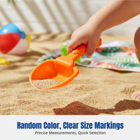 Kids Beach Sand Shovel Set, Watering Can, Sand Sieve, Small Size, Bath and Water Play, Random Color
