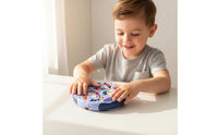Stress Relief Enchanting Bean Cube Toy Hand-Eye Coordination Rotating Bead Game Improves Concentration Fidget Twirler Game Develops Logical Thinking for Children, Adults