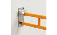 Anti-Slip Grip Handicap Toilet Bar Heavy Duty Wall Mounted Support Handle Waterproof Toilet Safety Space-Saving for Women