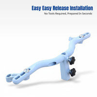 HandsLiberated Handlebar Umbrella Holder Quick release Scooter Mount Universal Fit Adjustable Bracket Multi-Angle Adjustment for Commuters, Seniors, exposeddoor aficionados, urban streets