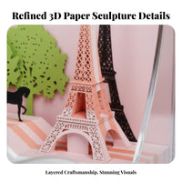 3D Paper Art Notepad Creative Gift Paper Carving Note Pad Craftsmanship Tear-off Sculpture Memo Block for Home Decor, Study Room, Bookshelf