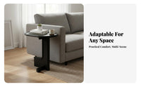 Nordic Shaped Sofa Table Movable Bedside Stand Multi-Functional Household Furniture Minimalist for Apartment Dwellers, homeowners, Students, Living Room, Bedroom, Small areas, Home Office