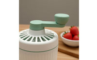 Hand-Crank Ice Crusher Detachable Manual Ice Crusher Non-Electric Snowball Machine for Families, Home Cooks, Kitchen, Parties
