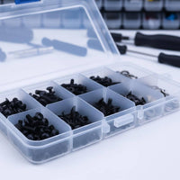180 Pieces M3 M4 Screw and Nut Set Assorted Sizes M3 M4 Screw Assortment Commonly Used Parts Model Car Repair Set for Workshop