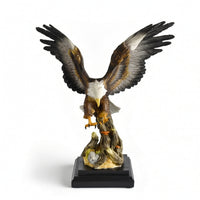 Eagle Figurine with Base Detailed Eagle Figurine Textured for Bookshelf, Office
