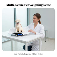 High Precision Digital Pet Scale Multifunctional Puppy and Kitten Scale Tare Function Automatic Shutdown for Veterinarians, Breeders, New Parents, Veterinary Medical Center