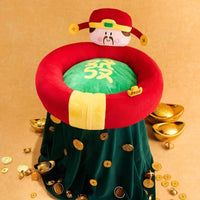Winter Pet Bed Thick Padded Animal Bedding Festive