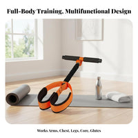 Pedal Resistance Band High Foot Pedal Pull Rope Lightweight & Portable Sit-up Pull Rope for Beginners, Home, Gym, Office