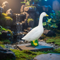 Resin Duck Figurine Weather Resistant Outdoor Decor for Pond, Patio