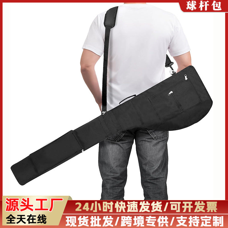 Foldable Large-Capacity Waterproof Golf Club Bag with Handle