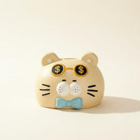 Decorative Cat Tissue Box Sturdy Cartoon Cat Tissue Holder Effortless Dispensing Kitten Napkin Dispenser Easy to Refill for Children, Living Room, Desktop, Bedroom, Office
