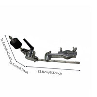Cymbal Extendable Arm Clamp Mount Drum Cymbal Holder Multi-Angle Percussion Gear for Drummers