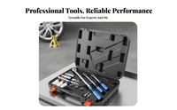 33 Pieces Chrome Vanadium Steel Force Wrench Set Reversible Ratchet Adjustable Force Wrench Kit Double Range Scale