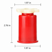 Red Manual Hand Twist Cupping Set for Muscle Recovery & Joint Pain Relief