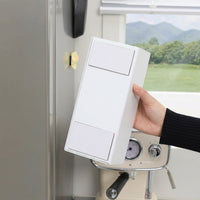 Cabinet Wall Mounted Universal Tissue Holder Box, Split Design for Kitchen & Countertop, Home Organizer for Wipes, Convenient Paper Dispenser