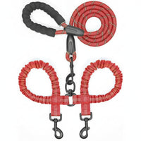 Swivel Connector Reflective Rope Leash Metal Hardware Climbing Rope Leash Set