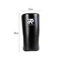 Wear-Resistant Muay Thai Calf Kick Target Microfiber Leather Combat Arts Gear Thick Padding Sports Equipment Secure Hook-and-Loop Straps for Fighters