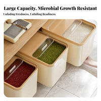 Moisture-Proof Rice Storage Container Large Capacity Rice Storage Bin Multi-Purpose for Countertop