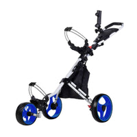 3 Wheel Golf Push Cart Portable 3 Wheel Golf Trolley Sturdy Frame Athletic Gear for Golfers