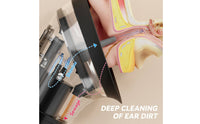 Ear Cleaning Irrigator with Nozzles Hygienic Ear Irrigation Kit with Nozzle Tips