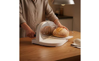 Bread Slicer with Hand Crank Manual Bread Slicer Ergonomic Loaf Cutter for Kitchen