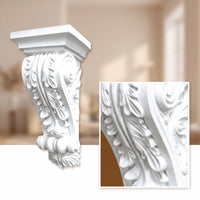 Ornate Corbel Bracket Carved PU Corbel Lightweight Decorative Corbels Ornamental for DIYers