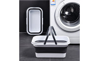 Foldable Plastic Container Compact Basin Portable for Small Apartments