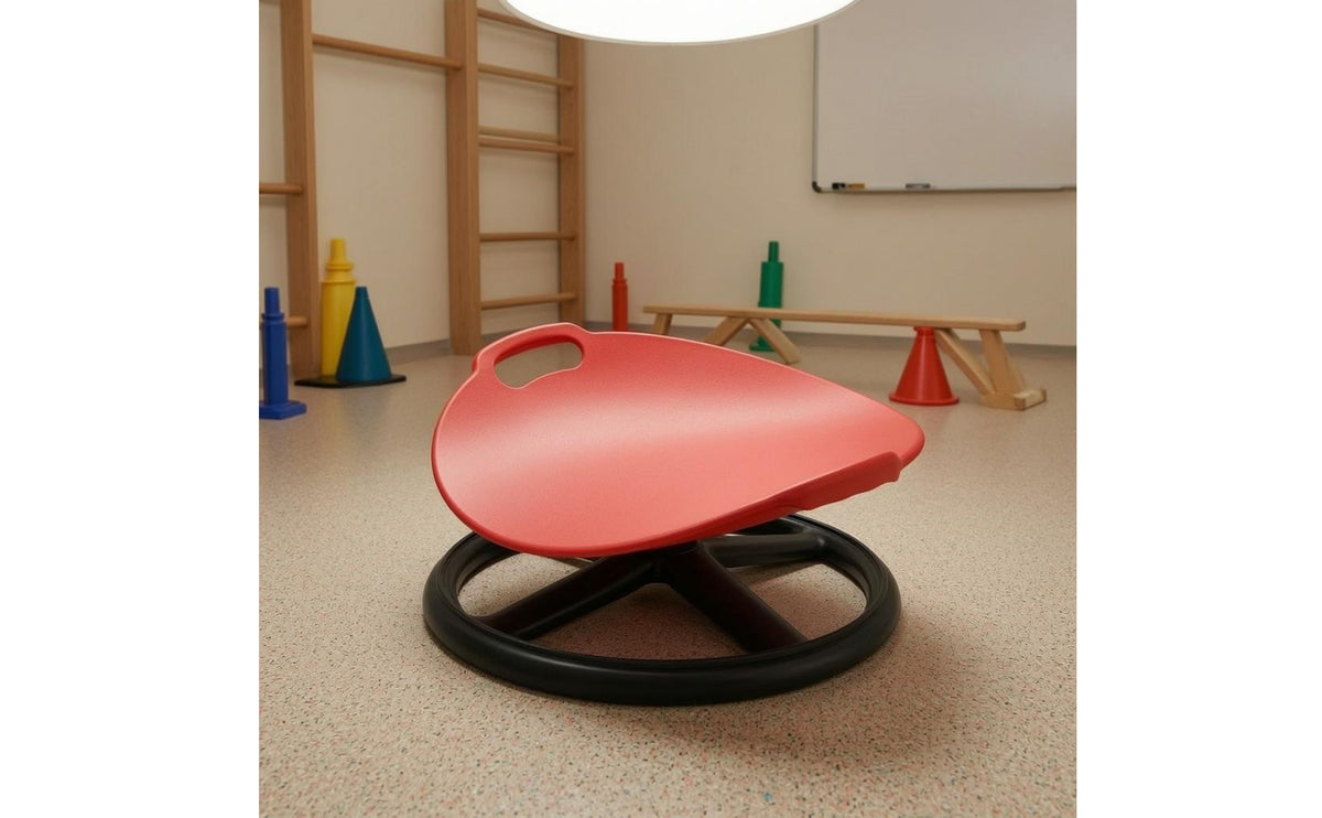 Sensory Swivel Chair Handholds Rotating Training Chair Molded Rotate Seat for Children