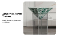Italian aesthetic Tiered Acrylic Pedestal Minimalist Design Display Stand Floating Effect House Decoration Transparent for Interior Designers, Hotel Managers, Living Room, Showroom, Entrymethod, Retail Displays