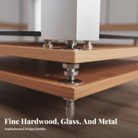 High-Fidelity Equipment Rack Vibration Dampening Multi-Layer Amplifier Stand Heavy-Duty Amplifier Stand for Audiophiles, Listening Room