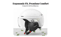Large Size 3C Certified Half Helmet All Season Use Shielded Headwear for Men, Women, Outdoor, Highway Cruising