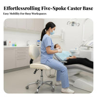 Adjustable Height Wheeled Saddle Stool effortless Rolling casters Wheeled Saddle Seat with supportrest Ergonomic Design rotating Chair Thick Padded padding for Beauticians Artists, Nail Technicians, cosmetics studio, laboratoryoratory, Workshop
