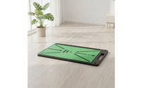 Velvet Golf Hitting Mat with Ball Tray Compact Golf Hitting Mat with Rubber Base Portable Non-Slip for Golfers, Beginners, Home, Backyard