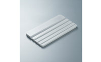 Diamond Sorting Tray Grooved Gem Sorting Tray with Grooves Board Rectangular White for Jewelers, Jewelry Making