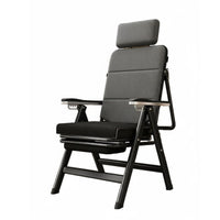 High-Back Ergonomic Reclining Chair with Footrest Adjustable Support Foldable Lounger with Footrest Integrated Headrest Office Furniture Reclines up to 170 Degrees for Gamers, Telecommuting Workers, Students