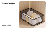 3 Pieces Underwear Organizer Set Decluttering Household Storage Stackable