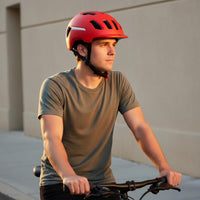 Town Bike Helmet Adjustable Cycle Helmet Comfortable Sports Gear for Adults
