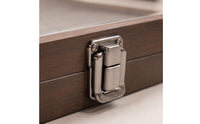 Wood-Grain Jewelry Display Box Metal Clasp Jewelry Storage Box