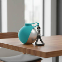 Compact Dog Drinking Bottle with Hook Easy Single-Hand Use Travel Pet Water Dispenser for Outdoor