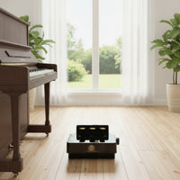 Piano Pedal with Three-Pedals Layout Glossy Piano Pedal with Adjustable Base Accessory for Beginners