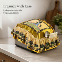 Multi-Purpose Dust Cover for Kitchen Appliances - Rice Cooker, Coffee Maker, Blender, Toaster