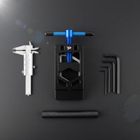 Aluminum Alloy Steerer Tube Cutter Stainless Steel Bike Fork Cutting Guide Long-Lasting Fork Tube Clamp High-Strength for Workshop