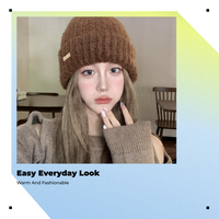 Women's Knit Hat Warm & Soft Adjustable Ear Cover