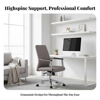 Adjustable Height Mid-Back-Back Executive Roller Chair Ergonomic Design Swivel Seat Wheeled Base Office Furniture Modern Design for Managers, Students, Gamers, Conference Room, Gaming Setup
